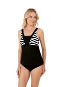 Faro Tankini | Black/White | Amoena