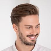 Jet Toupee | Men's Hair System |  Heat Friendly Synthetic | Ellen Wille image