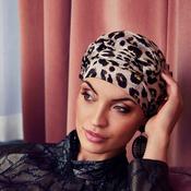 Amber Turban Set | Gold Glitter Leo | House of Christine image