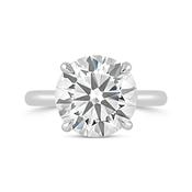 Round Brilliant 4 Claw Solitaire Engagement Ring 4.50ct image