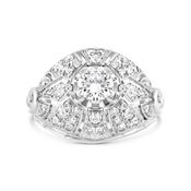 French Diamond Art Deco Ring image