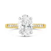 Oval Diamond Engagement Ring 3.03ct image