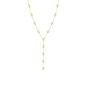 Round Diamond Station Y Necklace 1.25ct image