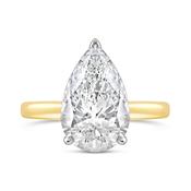 Pear Cut Solitaire Engagement Ring 4.01ct image