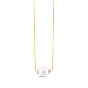 Pearl Sliding Pendant with Diamond Accent image