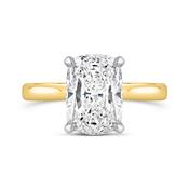 Cushion Cut Solitaire Engagement Ring 3.00ct image