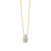 Pear Cut Bezel Set Diamond Pendant 2.08ct image