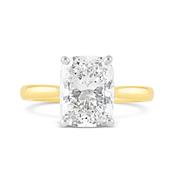 Cushion Cut Solitaire Engagement Ring 3.03ct image