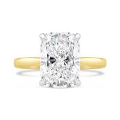 Cushion Cut Diamond Solitaire Ring 5.06ct