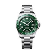 HydroConquest Green Dial &amp; Bezel Steel Bracelet Watch L37794066 39mm