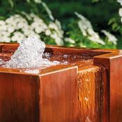 Oase Cube 90 Corten Steel water feature image