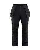 Blaklader Craftsman Trousers 4-Way Stretch - Black | 1720 image