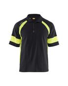 Blaklader Hi-Vis Polo-Shirt - Black/Yellow | 3528 image