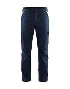 Blaklader Industry Trousers Stretch Navy &amp; Yellow | 1444