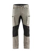 Blaklader Service Trousers With Stretch - Stone/Black | 1459 image