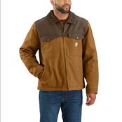 Carhartt Montana Rugged Flex™ Relaxed Fit Duck Insulated Jacket - Brown image