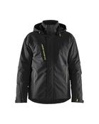 Blaklader Lightweight Lined Winter Jacket Stretch - Black/Yellow | 4484