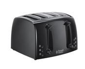 Russell Hobbs Textures Black 4-Slice Plastic Toaster | 21651 image