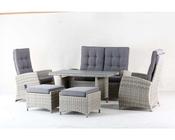 The Garden Collection Luzia Luxury 6-Piece Dining Set