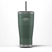 Thermos Icon Straw Cup Water Bottle - Rock Cap Green | 710ml image
