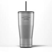 Thermos Icon Straw Cup Water Bottle - Stainless Steel | 710ml image