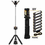 JCB Tri Fold Tower-Site Light Battery &amp; Mains 8400 Lms image