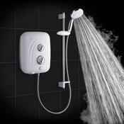 Mira Elite SE White | Chrome 9.8KW Silent Pumped Electric Shower