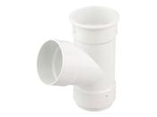 Roundline Pipe Branch 67.5 Degrees 68mm White