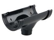 5" Superline Running Outlet 125mm Black