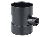 Soil D/Sw Bossed Pipe 110x32mm Black