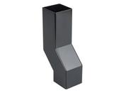 Squareline Pipe Wall Offset 61mm Black
