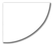 Tema Corner Shelf White 200 X 200 X 15 image