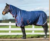 Keadeen Plus Outdoor Rug Navy/Burgundy 300G image
