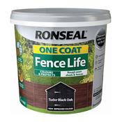 Ronseal Fence Life One Coat Tudor Black Oak 5L