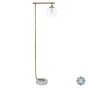 Globe Floor Lamp Marble/Gold 152cm image