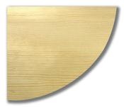 Tema Corner Shelf Pine 400 X 400 X 15