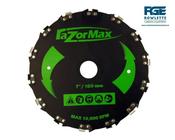 Archer Razor Max Brushcutter 9" blade for trimmers 1" arbor plus 20mm adapter