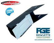 Genuine Castelgarden Metal deck chute fits 102 cm,122 cm machines pre 2000