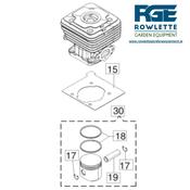 Genuine Oleo Mac Cylinder&amp;Piston Sparta 381