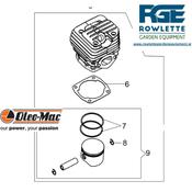 Genuine Oleo Mac GSH 510 Cylinder &amp; Piston