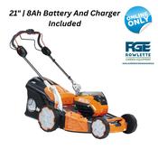 Oleo-Mac Variable Speed Lawnmower 56V | 53cm/21" | 8Ah Battery And Charger Included image