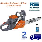 Oleo Mac GSH 400 Chainsaw- 16" bar