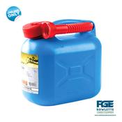 Premium Quality 5 Litre Blue Fuel Can With Spout image