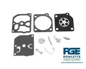 Replacement Husqvarna: 40, 45, 240R, 245R. Jonsered: CS2050, CS2045, CS2041. Partner: 400, 410, 450, 460, 490 Carb Kit