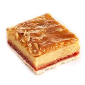 Tray Bake Strawberry Bakewell 24pc.