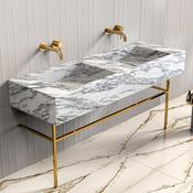 Arabescato Marble Vanity Unit - 1200mm image