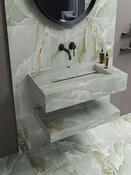Turquoise Onyx Mint Sink and Shelf - 600mm / 750mm / 1000mm