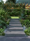 Anthracite Porcelain Bullnose Tiles - 900x300x20mm