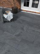 Victoria Anthracite Outdoor Porcelain Paving Slabs - 900x600x20mm