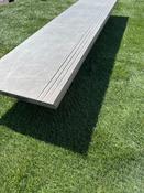 Ark Anthracite Porcelain Bullnose Tiles - 1200x300x20mm image